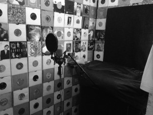 The Shift Studios - Recording Studio - Lancashire - Vocal Booth B&W